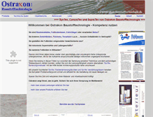 Tablet Screenshot of ostrakon-baustofftechnologie.nodal.de